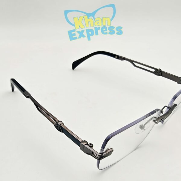 2 nd Maybach Coffee Metal Frame Sunglasses UV400 Photo Sun Lens | Full Coffee Frame White Lens