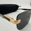 Maybach Rimless Wooden Temple Sunglasses UV400 | Black Lens Luxury Frame (YT1029)
