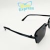 3 rd Cartier Rimless Sunglasses UV400 Curved PC Lens | Black Temple S-Texture Metal Frame (YT1004)