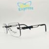 3 rd Maybach Coffee Metal Frame Sunglasses UV400 Photo Sun Lens | Full Coffee Frame White Lens