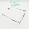3 rd Maybach Rimless Sunglasses UV400 Photo Sun Lens | Silver Metal Frame White Lens Premium